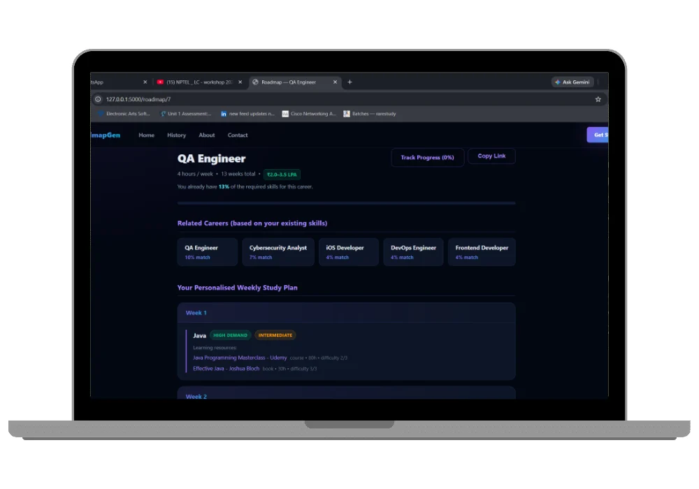 Personal Learning Roadmap Generator