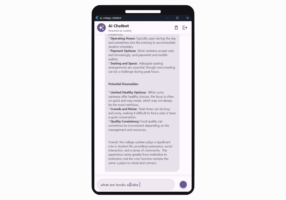 College AI Chat Bot – Smart Campus Assistant Using Google Gemini API