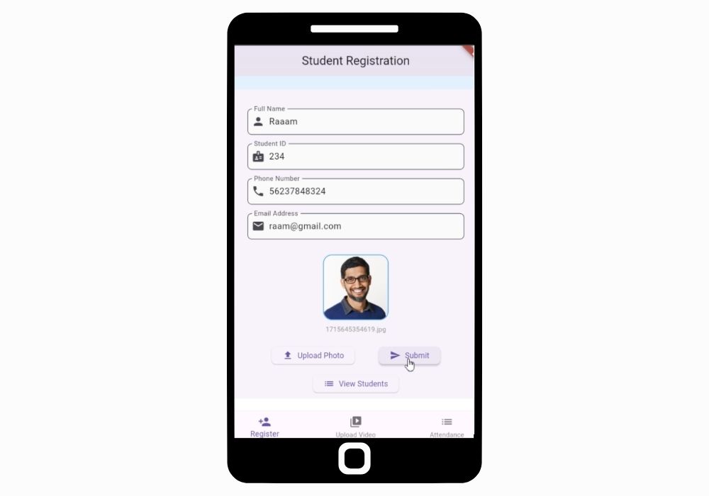 Attendance Using Classroom Webcam Video