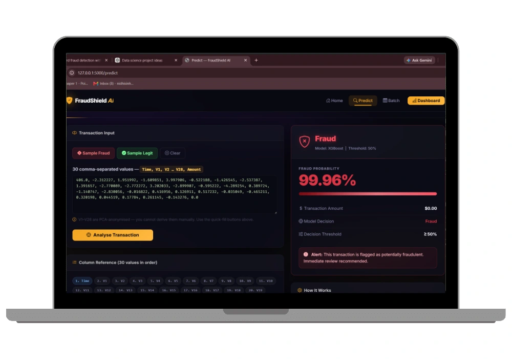 Credit Card Fraud Detection System