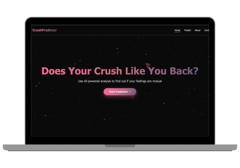 AI-Powered Crush Predictor - Machine Learning Relationship Analyzer Final Year Project