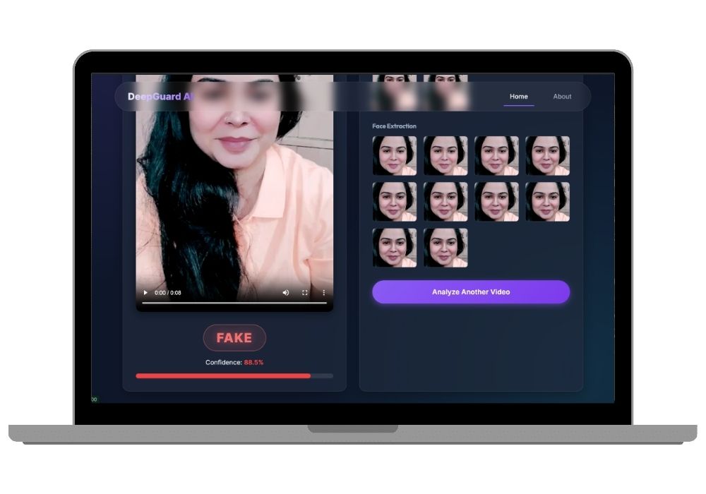 Advanced Deepfake Detection System Using ResNeXt and LSTM - AI Final Year Project with Source Code