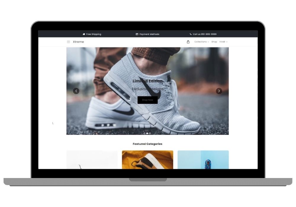 MERN Stack E-commerce Website for Xtreme – D2C Shoe Brand