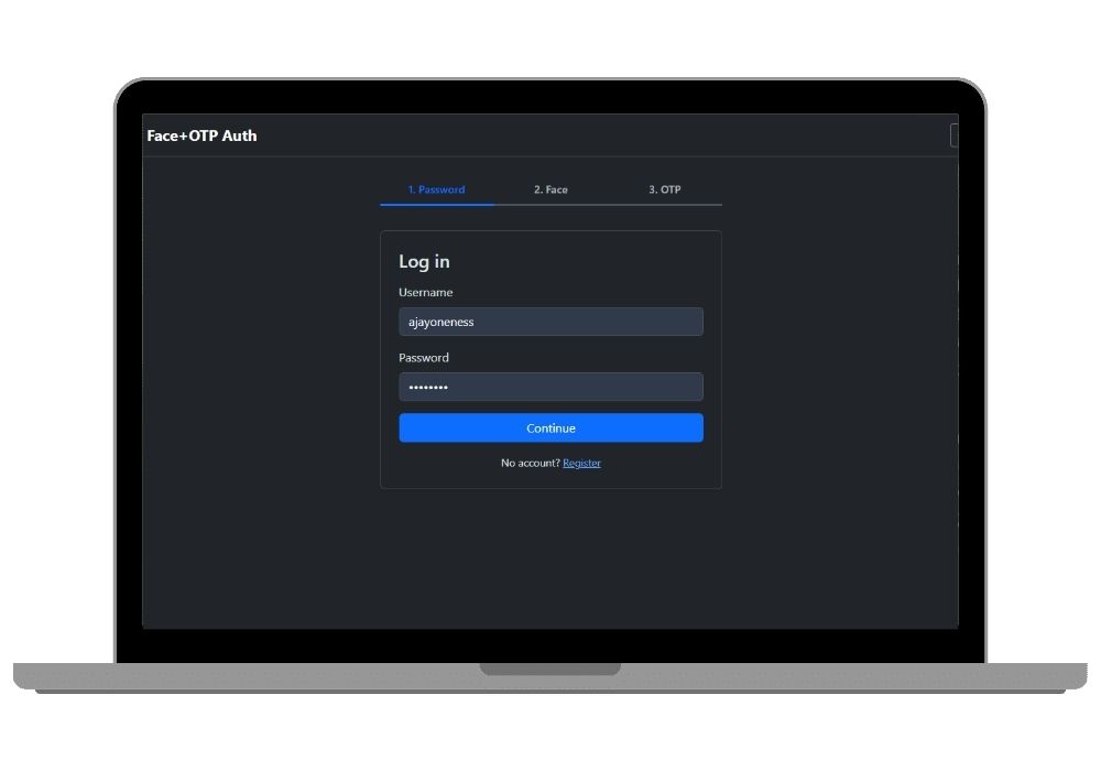 TriGuard Auth: Face + OTP Login System with Liveness Detection | Django Final Year Project with Source Code