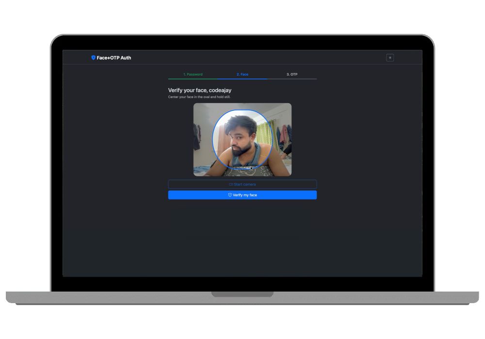 TriGuard Auth: Face + OTP Login System with Liveness Detection