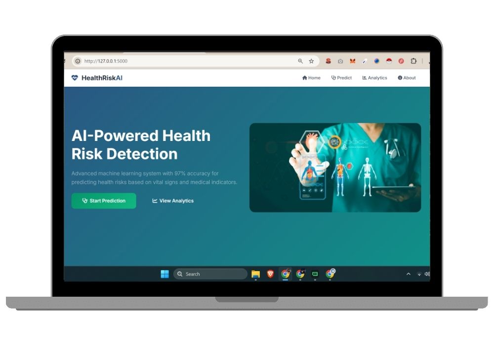 AI-Powered Health Risk Detection System - Advanced Machine Learning Final Year Project