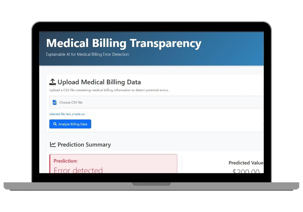 Revolutionary Medical Billing Transparency System using Explainable AI (XAI)
