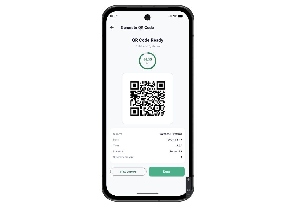Attendify — QR-Based Student Attendance System with Flutter and Django