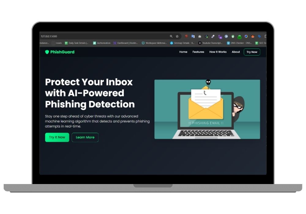 PhishGuard - AI-Powered Phishing Email Detection Tool