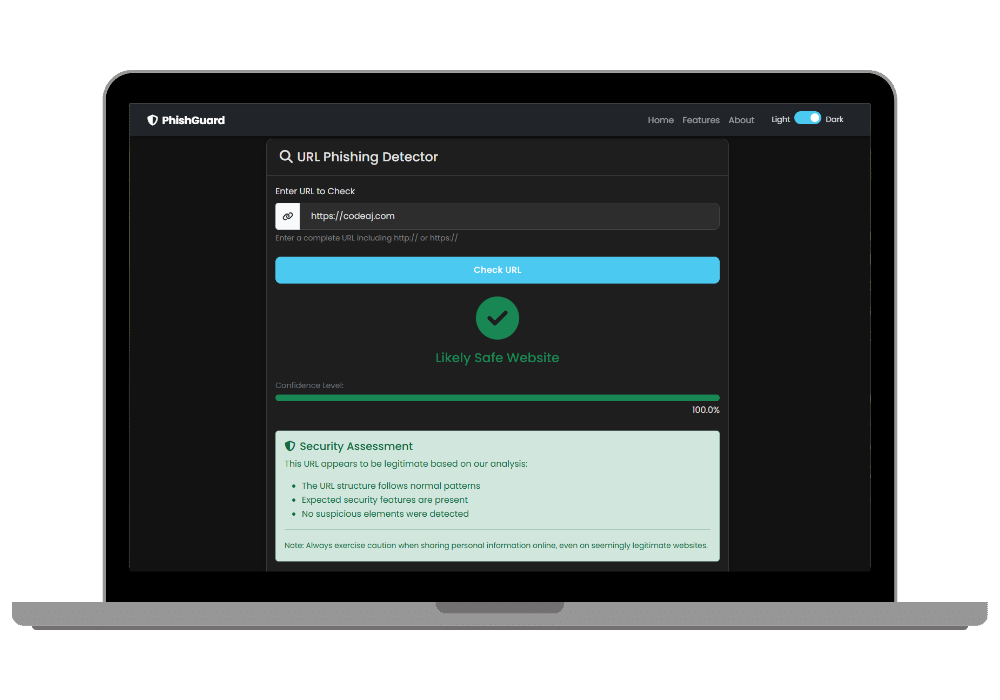 AI-Powered Phishing Website Detection using ELM - Secure Web Validator
