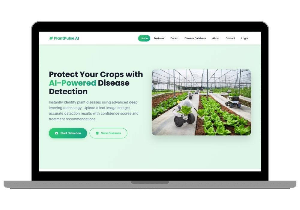 PlantPulse AI: Advanced Plant Disease Detection System Using Deep Learning - Final Year Project with Source Code