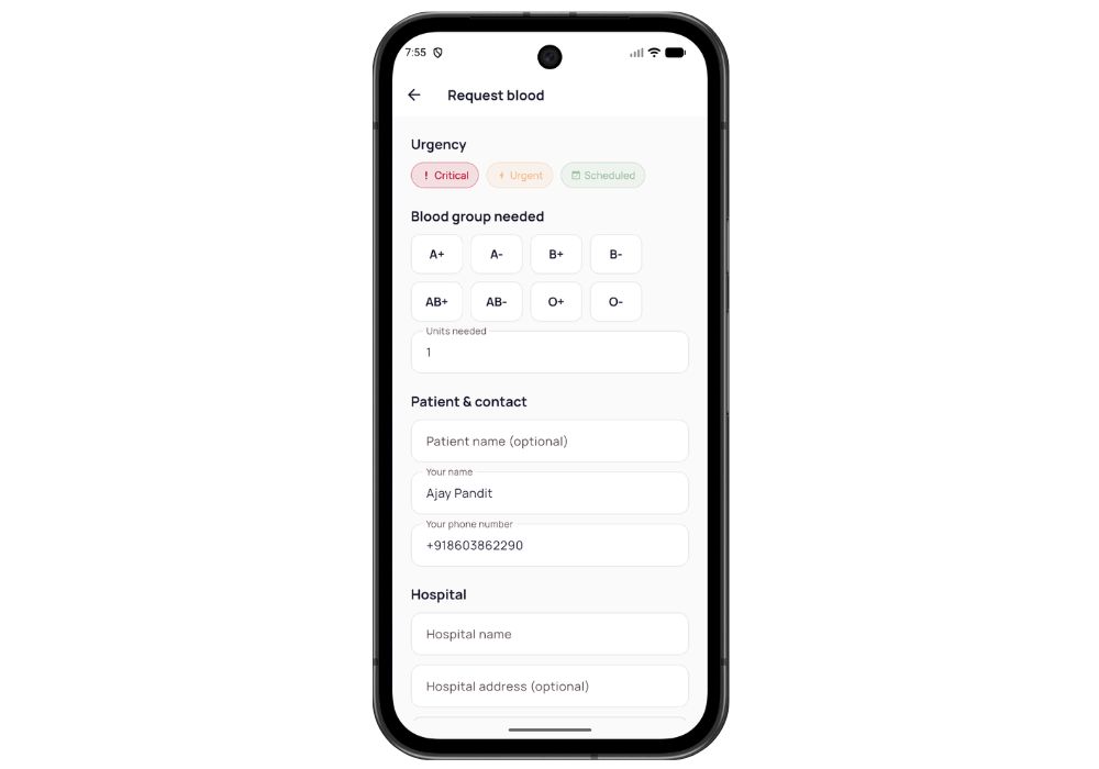 RaktSetu — Hyperlocal Blood Donor Emergency App | Flutter + Django Final Year Project with Source Code