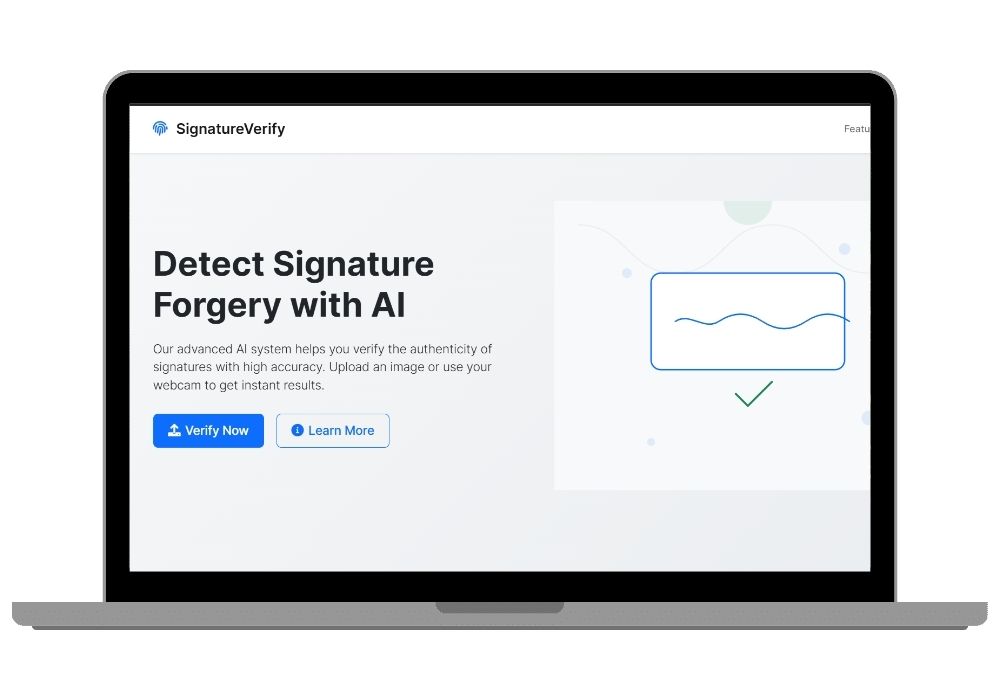 AI-Powered Signature Verification System Using Deep Learning