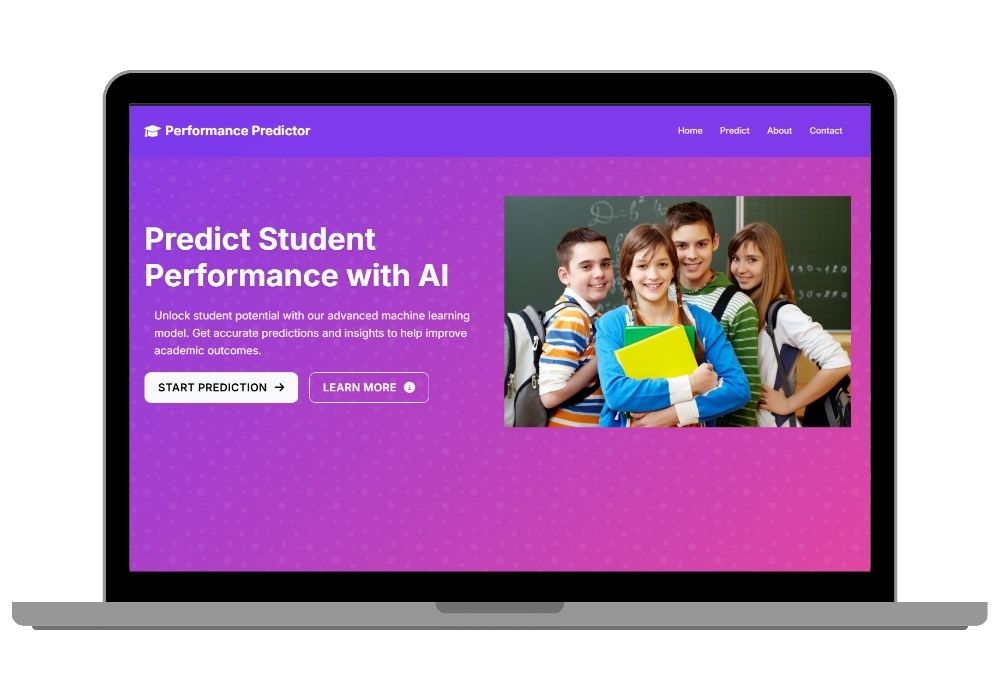 Student Performance Prediction Web App Using Machine Learning