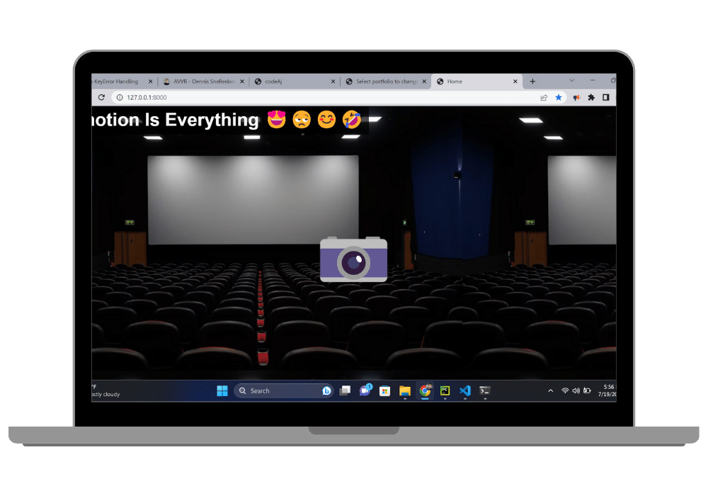 Emotion-Based Movie Recommender with DeepFace & Django