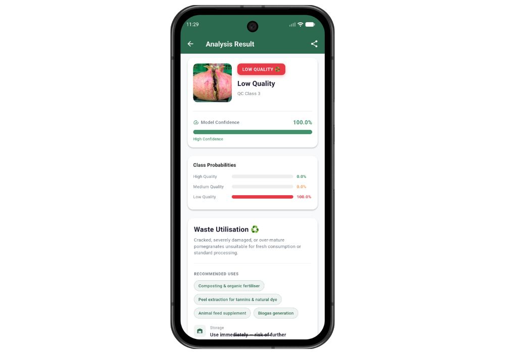 PomegradeAI — AI-Powered Pomegranate Quality Grading System | Final Year Project with Source Code